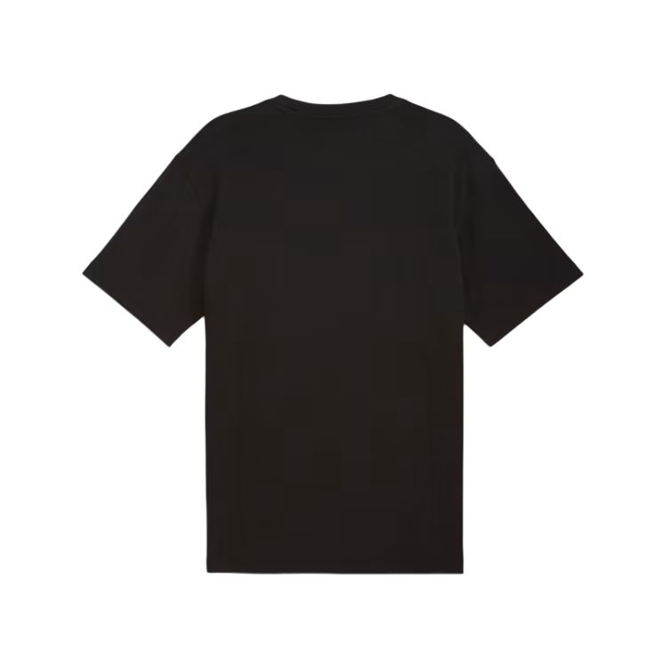 Puma X Carrots Essentials SS24 Brand Logo Fashion Print Crew Neck Short Sleeve T-Shirt Unisex T-Shirt Black 627443-01