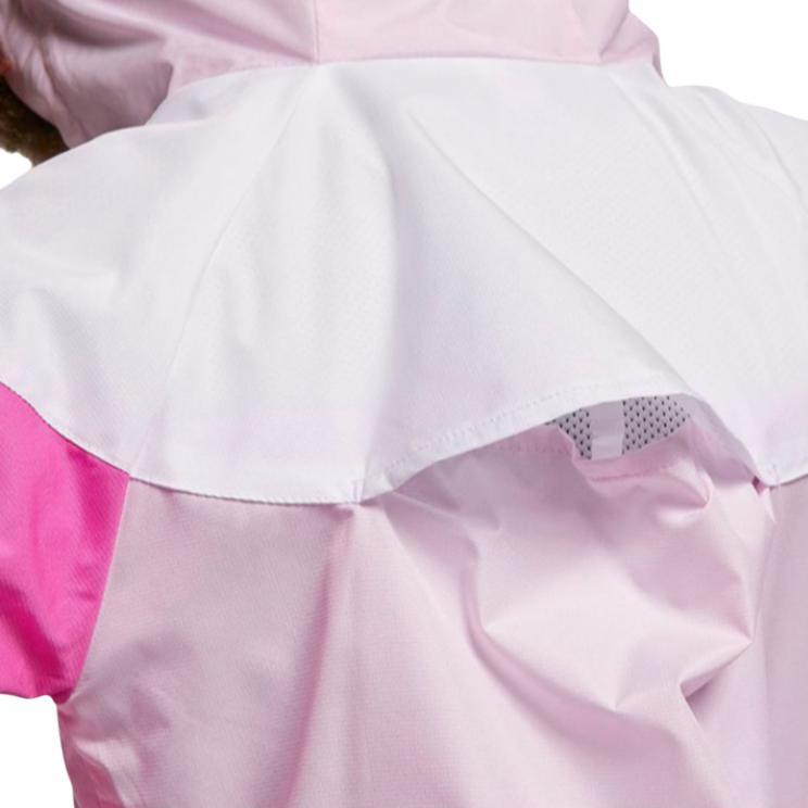 Nike Color Block Zip-Up Hooded Jacket Kids Jackets Pink HA3307-663