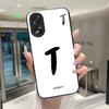 Phone Case For OPPO A18 A38 A58 A78 Back Covers Lucky Letter Protective Case For OPPOA18 OPPOA38 Tempered Glass Soft TPU Shell