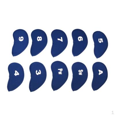 10 Pcs / Set Golf Club Protective Iron
