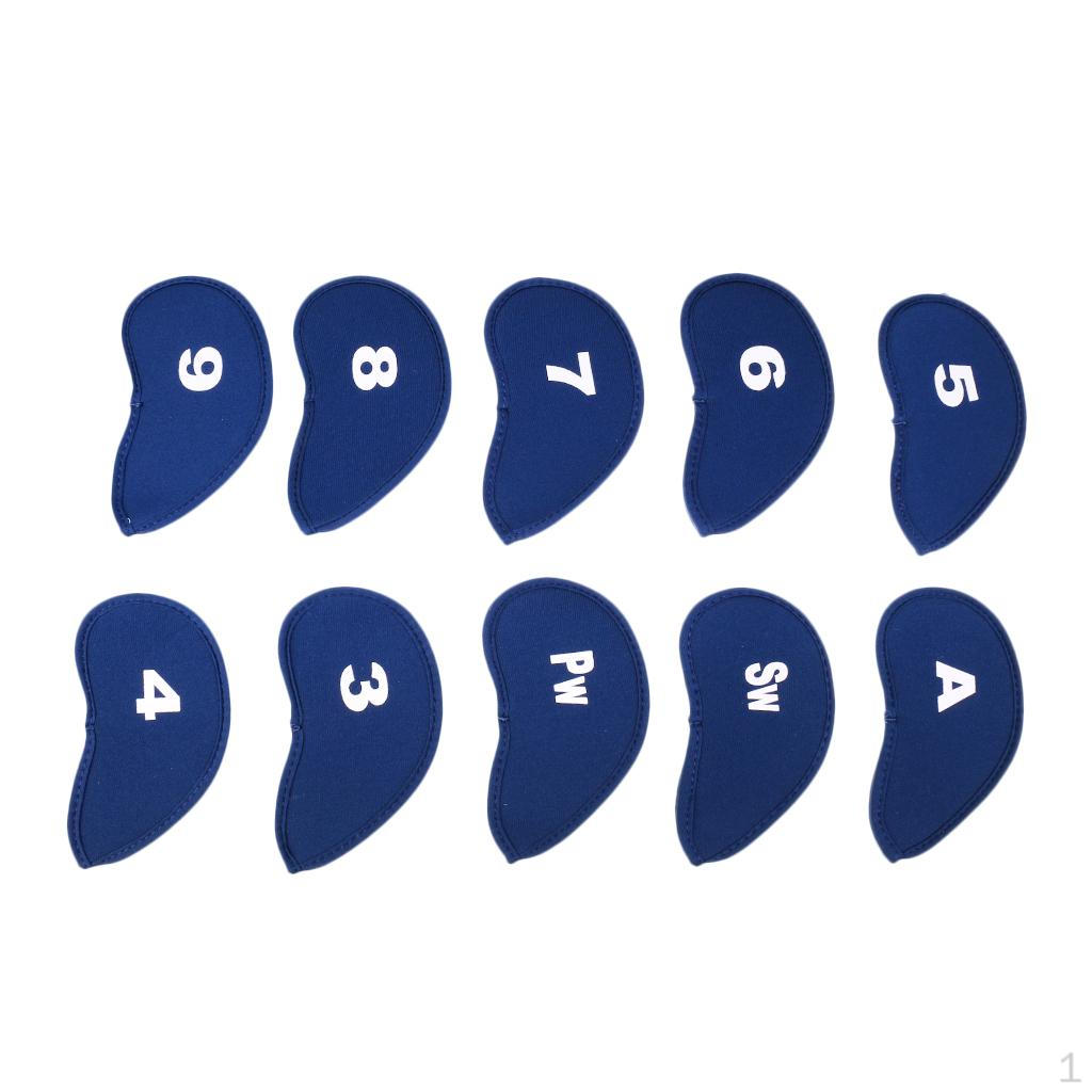 10 Pcs / Set Golf Club Protective Iron