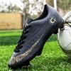 Large size high-top football shoes, men's and children's fly-woven socks, broken nails, artificial turf AG nails competition training shoes