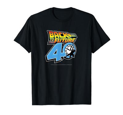Back To the Future 40th Anniversary Logo T-shirt