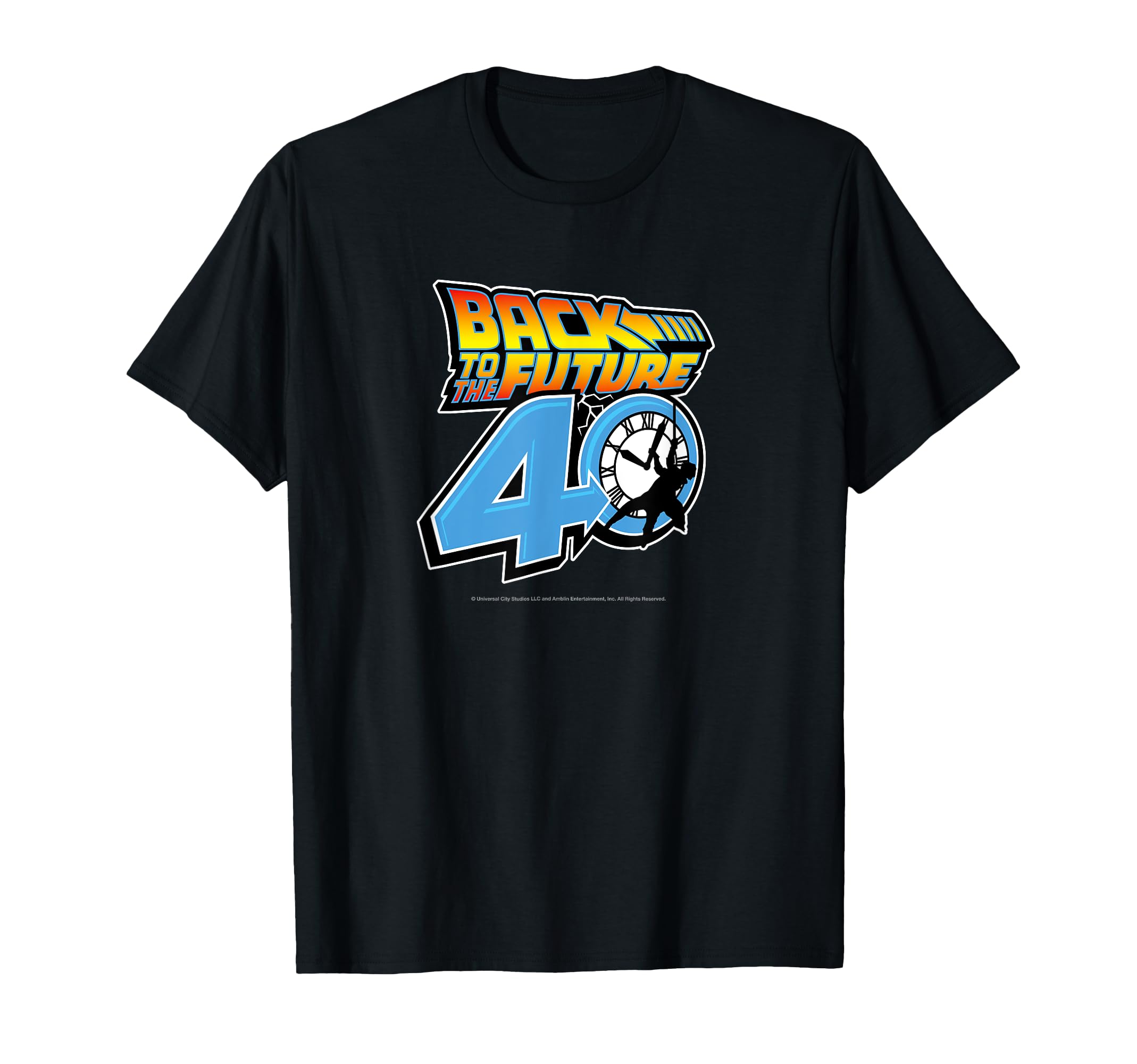 

Back to the Future 40th Anniversary Logo T-shirt
