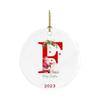 26 Letters Christmas Pendant Acrylic Car Pendant Christmas Tree Decoration