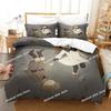 Game DEEMO II Bedding Set Printed Duvet Cover Sheet Pillowcase Bed Soft Quilt Cover Full Queen King Size 3D Anime Bed Sheet Set