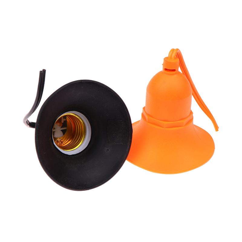 1/2Pcs E27 Screw Lamp Holder Chandelier High Temperature Waterproof Lampholder Light Bulb Holder Adapter