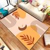 Boho Minimalist Abstract Line Art Area Rug Modern Aesthetic Boho Print Carpet Non-Slip Washable Floor Mat Living Room Bedroom