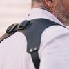 PU Leathers Suspenders for Men, Vintage Men Harness Punk Apparels Strap Chest Shoulder Belt Accessories