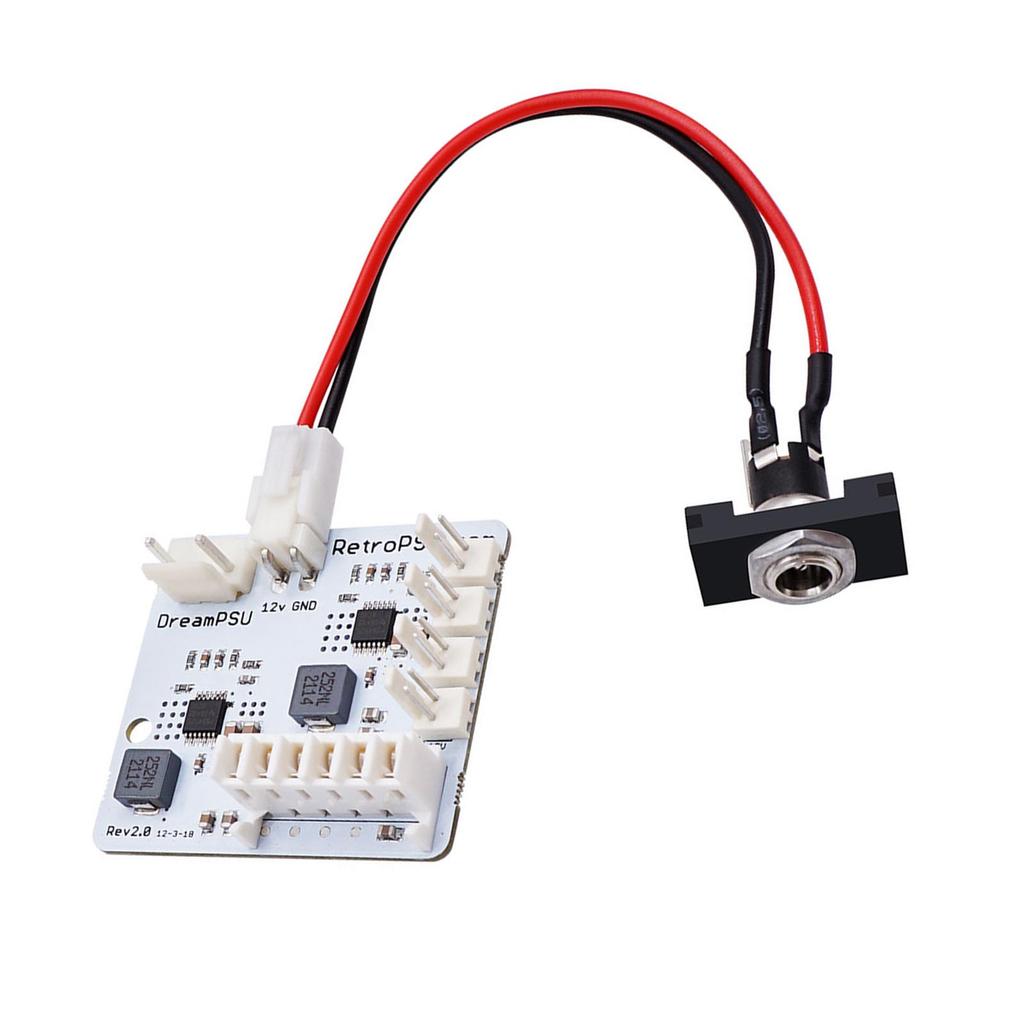 Universelles Netzteilboard für Dreamcast-Konsolen, Geringer Stromverbrauch, Verbessert Kühlsysteme Plug & Play Design
