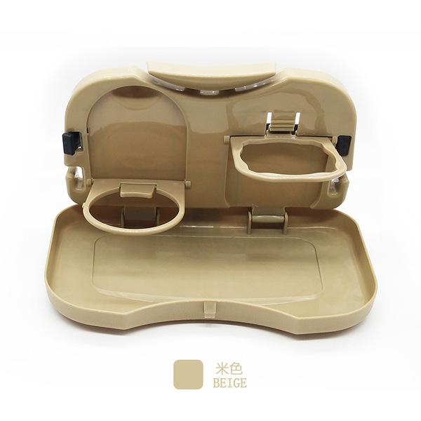 Car Rear Seat Foldable Cup Holder Car Tray Multifunctional Drink Cup Holder In-Car Storage Tray Dining Table