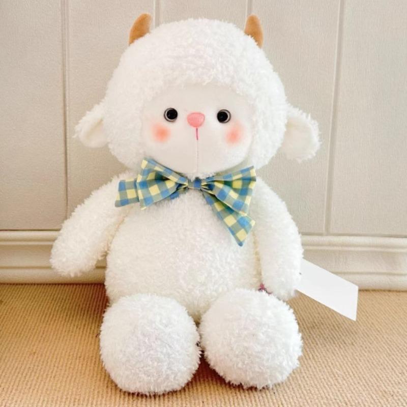New Cartoon Animal Lamb Doll Plush Toy Bear Doll Doll Rabbit Birthday Gift