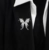 Punk Cool Stars Geometric Metal Brooch Fashion Design Tassel Pin Personality Trend Suit Accessories Jewelry Gift for Women New