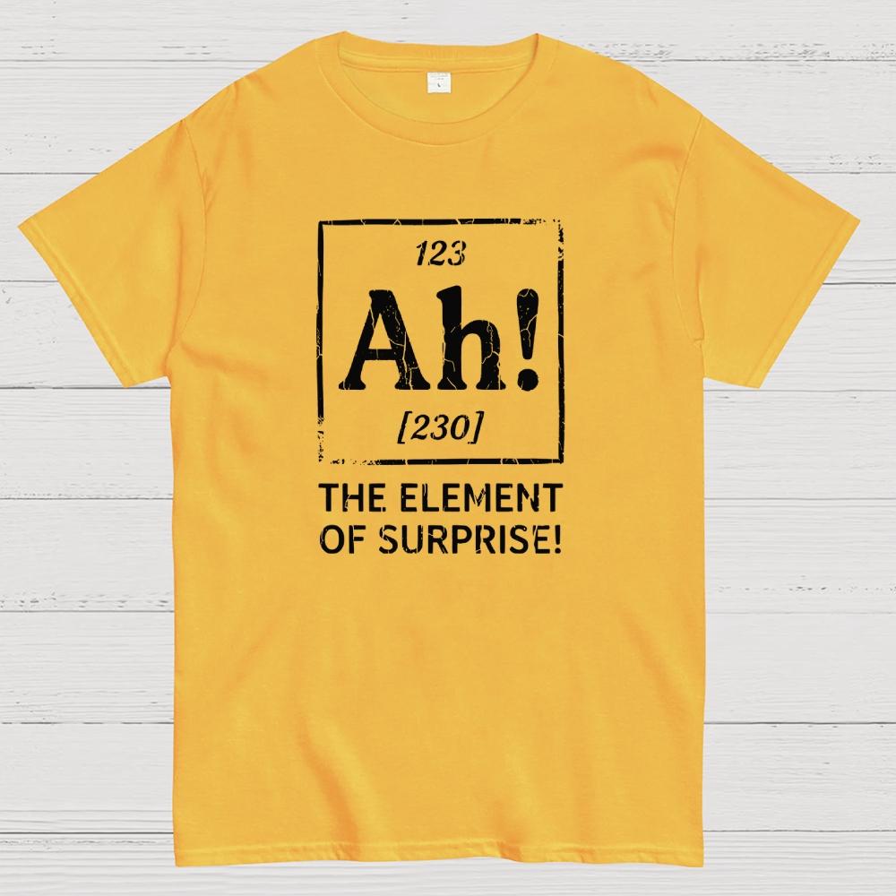 Ah! The Element of Surprise Cotton Summer Casual Cool Loose T-Shirt