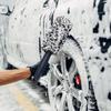 Car Wheel Tire Rim Cleaning Brush Portable Plush Car Wheel Hub Brush Washing Tool Car Detailing Care Dust Removal Brush