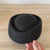 Ins Blogger Sun Hat Summer Flat Beret Women Water Droplet Flight Attendant Hat Circle Concave Top Church Derby Party Pillbox Hat