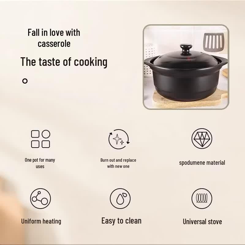 Wutuo High-Temperature Ceramic Casserole Pot