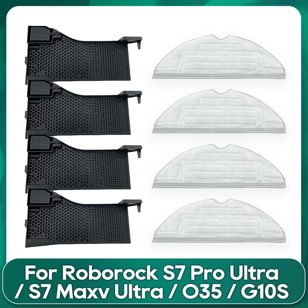 Kompatibel für Roborock S7 Maxv Ultra / S7 Pro Ultra/ O35 / G10S Hochgeschwindigkeits-Wartungsreinigungsbürste Tankfilter-Zubehör