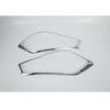 For Suzuki S-Cross SCross SX4 2017 2018    Car Cover Eyebrow Detector ABS Chrome Front Head Light Lamp Trim Frame