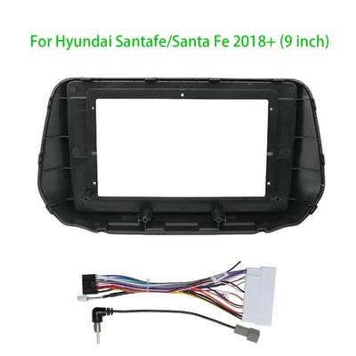 10.1 Inch Big Screen Adapter Car Radio DVD Player Fascias Frame For Hyundai Santafe/Santa Fe 2018+ 2Din Dash Tallation Panel