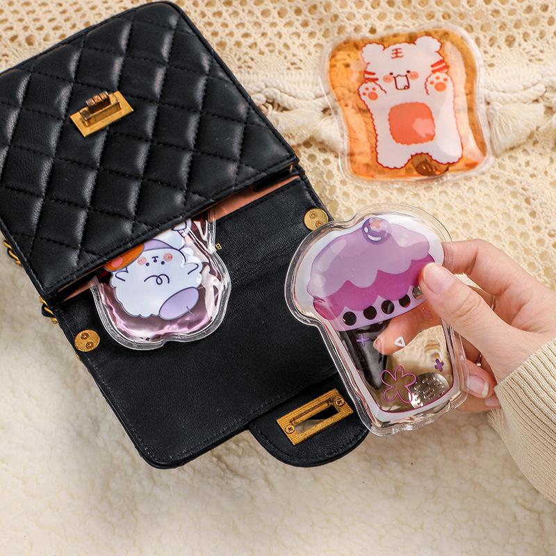 Mini Winter Hand Warmer Instant Heating Cute Gel Hand Warmer Portable Snap Click Pocket Heater Reusable Home Office Outdoor