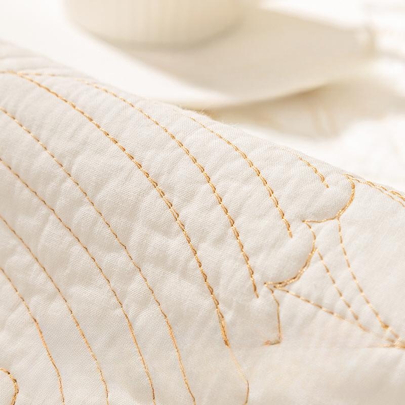 Cotton Sofa Cushion Summer Breathable Non-Stuffy Cushion Nordic High-Grade Non-Slip Sofa Cover Cloth Combination