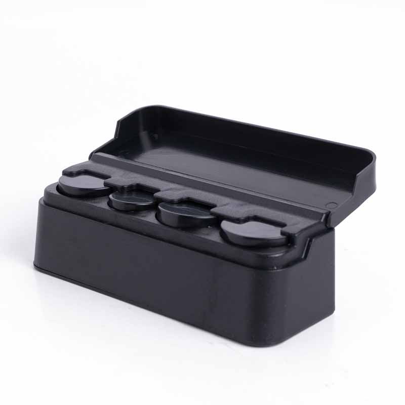 

Автомобильный кошелек для хранения монет, сберегательная коробка для евро, держатель для монет, пластиковый держатель для кошелька, сейф, копилка, органайзер для денег чёрный