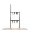 Multi-function Camping Cookware Stand Hanging Organizer with Hooks for Camping