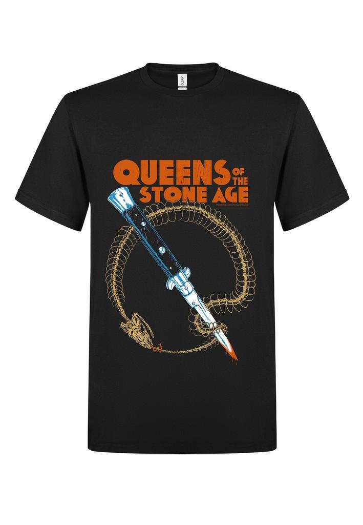 Queens of the Stone Age Snake Skeleton  T-Shirt