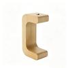 Wooden Magnetic Doorbell Minimalist Brass Chime Natural Wood Frame Entry Alert for Modern Home Interior Use
