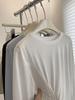 QFD-Irregular Drawstring Micro-Transparent Long Sleeve T-Shirt - Comfortable, Loose, Sun Protection Summer Cardigan