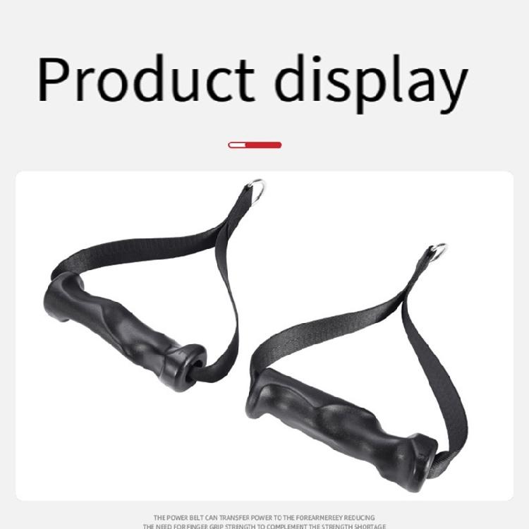 1 Pair Fitness Equipment Pullup Handle Attachments Grip Handle Attachments for Pull up Bar, Resistance Bands, Barbells