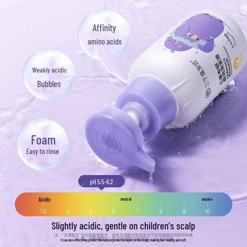 Professionelles feuchtigkeitsspendendes Shampoo für Kinder