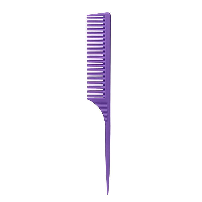 plastic professional hair comb, fine teeth, anti-static ponytail comb, salon hair styling hair tool Special for real hair wigs
