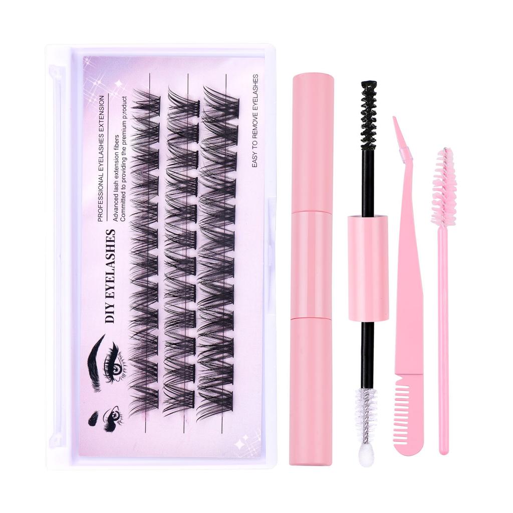 Diy Single Cluster D Curved Hair False Eyelashes Dense Natural Segmented Grafted Eyelashes