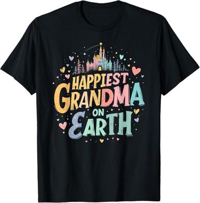 Gelukkigste Oma Beste Grootmoeder Op Aarde, Bijpassend Familie T-shirt