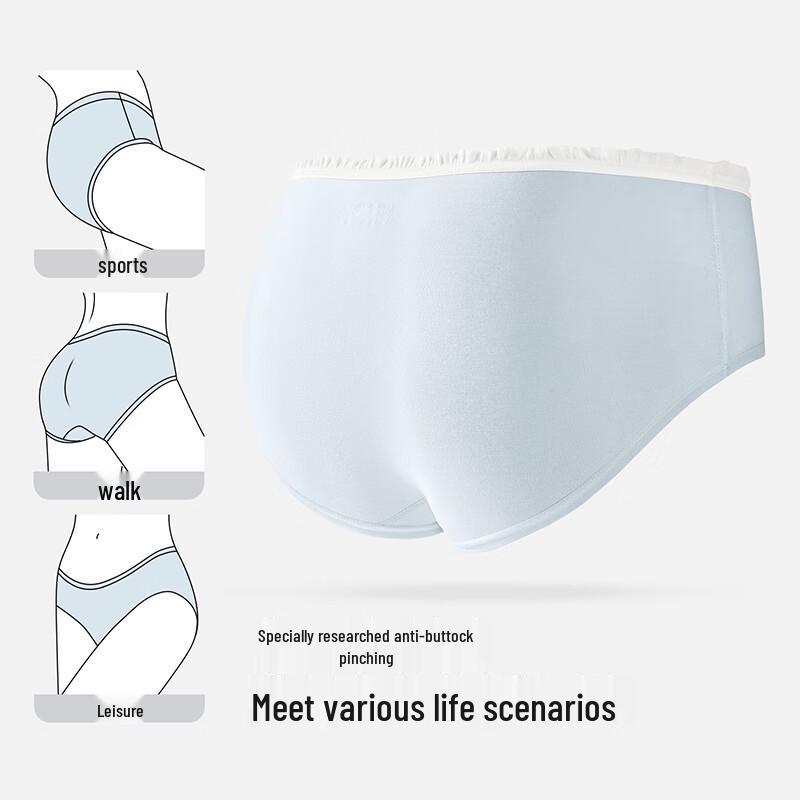 Women's Sweet Style 100% Cotton Antibacterial Briefs