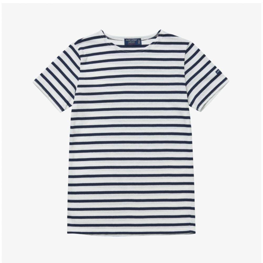 SainT James Kids T shirT Modern sTripe Neige Marine