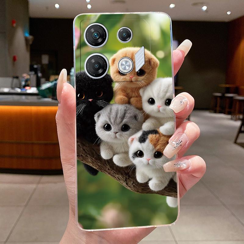 Casing For infinix GT 10 Pro Luxury Dragon Cute Cool Boys Girls Transparent Phone Case Back Cover infinix GT10 Pro GT10Pro Shell