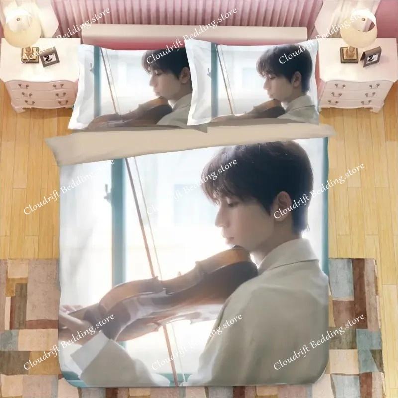 Unique Zhang Linghe Bai Lu Print Bedding Set: Lightweight & Breathable, Ideal for Everyday Use and Gift Giving.