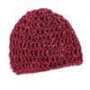 Dámská pletená čepice Dutý design Prodyšnost Drdolový účes Elastická ozdoba hlavy Zimní všestranný vlasový doplněk