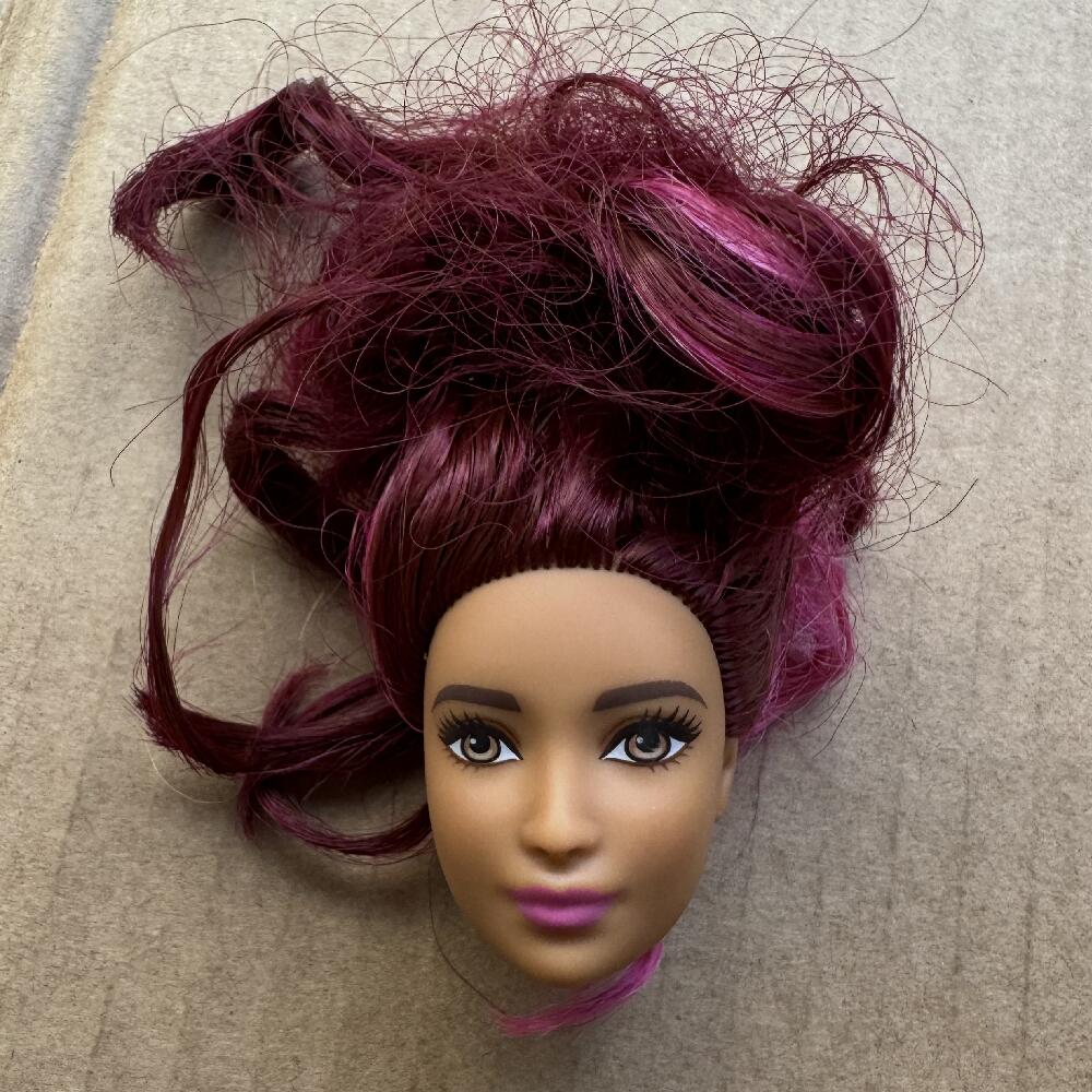 1/6 Doll Heads Rare Face White Beige Brown Skin Tone