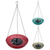 Fontaine Solaire Baignoire pour Oiseaux Suspendue Mangeoire pour la Faune Baignoire Solaire avec Pompe à Eau pour Jardin Extérieur Cour Patio Pelouse