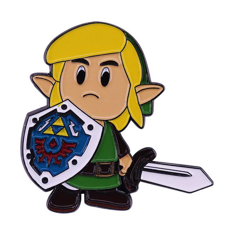 The Legend of Zelda Enamel Pins Anime Zelda Manga Brooches for Women Men Lapel Pins Badges on Backpack Clothes Accessories Gifts