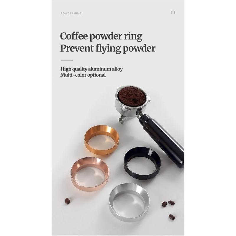 Kaffee-Fängerring, Anti-Fliegen-Pulverring, Mahlwerk-Fängerring, 51 mm, 53 mm, 58 mm, Kaffee-Grifftuch, Pulver-Dosierring, Kaffee-Werkzeuge
