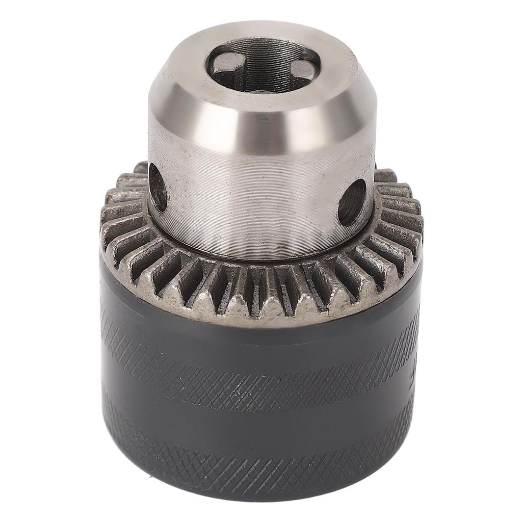 Keyed Drill Chuck C45 Steel 1.5?13mm 3 Jaw Impact Drill Bit Adapter 12?20UNF for Fixing Drilling