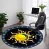 1pc Sun Moon Symbol Chair Carpet for Office,  Soft and Durable Office Rug for Interior Decoration, Perfect for Office yy251227091