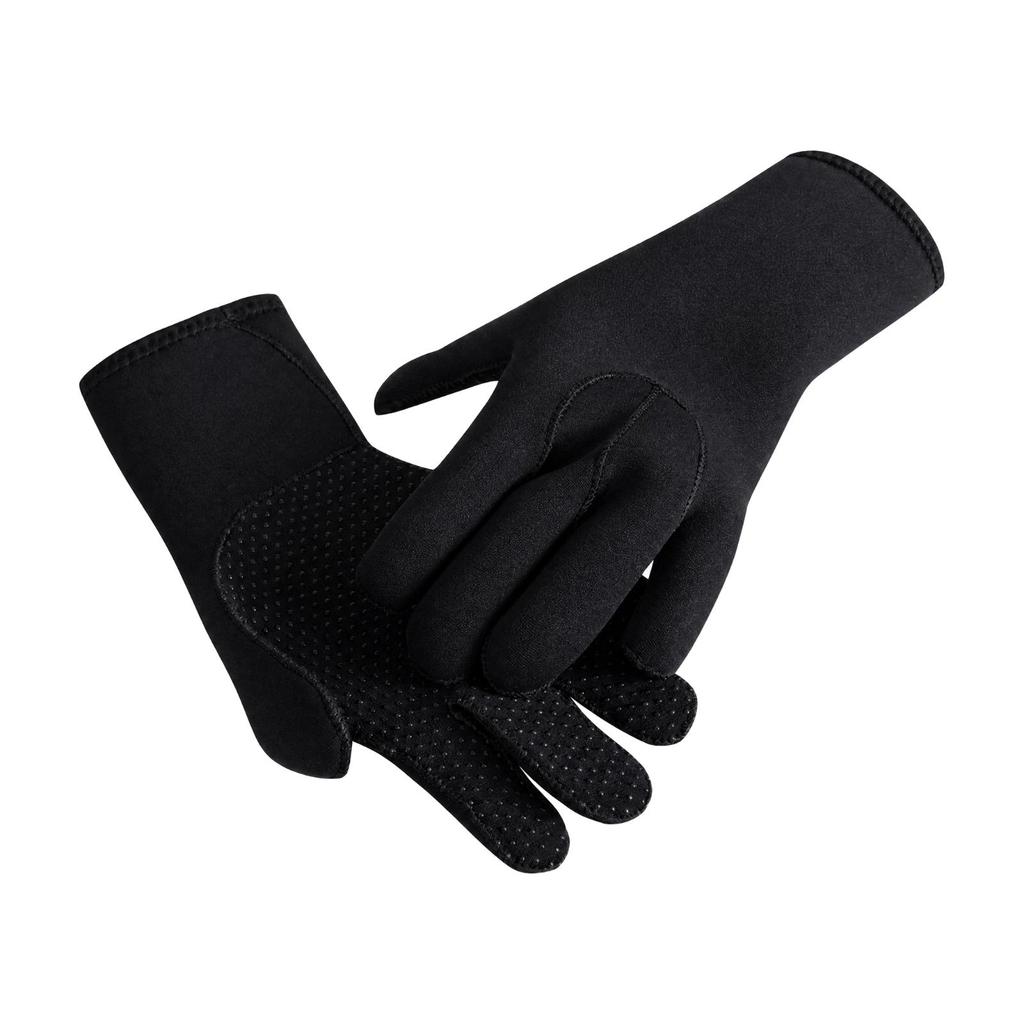 FullFinger Diving Gloves with Extended Cuffs for Snorkeling S 02 Glove Black