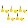 10PCS Archery Arrow Head Safety Arrow Tips Screw in Nylon Archery Accessory for Hunting Game Practice Kids Adults Yellow