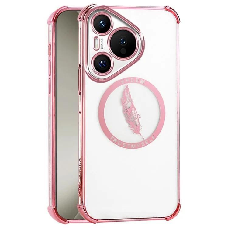 

Чехол KADEM для Huawei Pura 70, мягкий, из ТПУ, прозрачный, с задними углами, бамперы